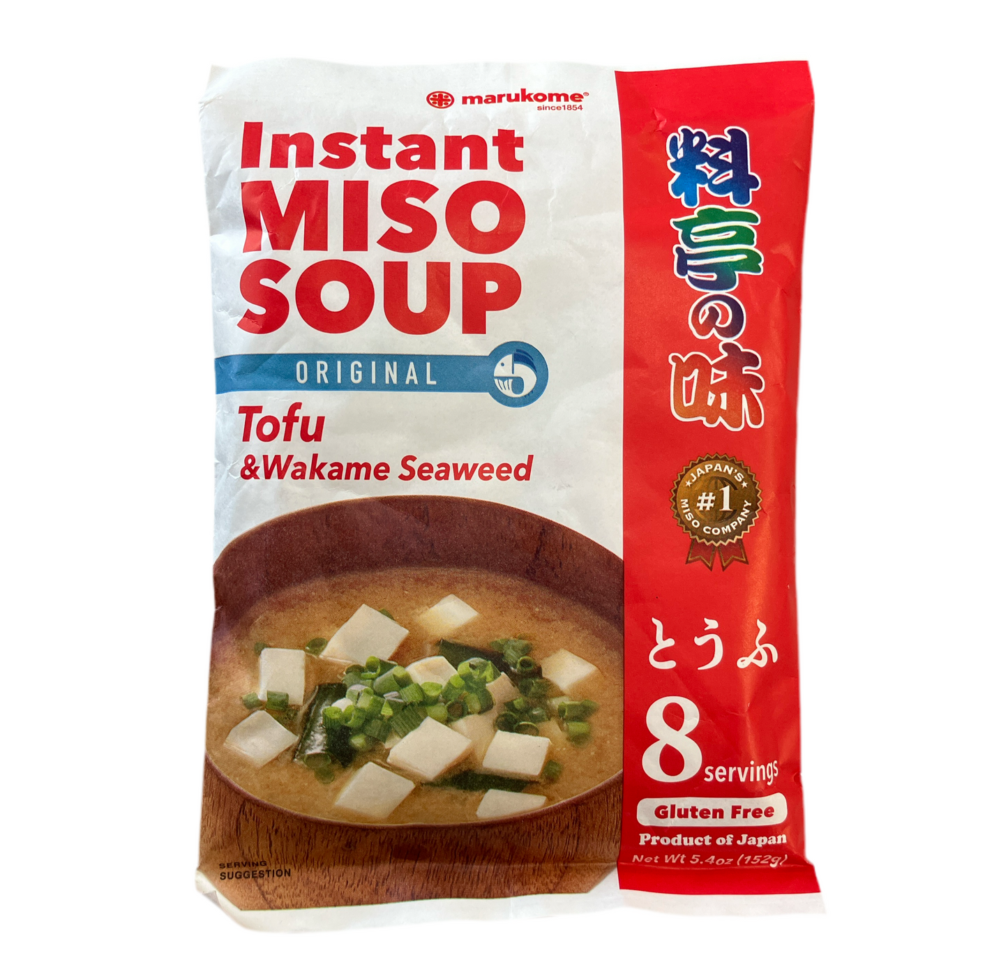 Marukome instant miso soup ( tofu&wakame seaweed ) 152g 味噌湯 （豆腐裙帶菜）