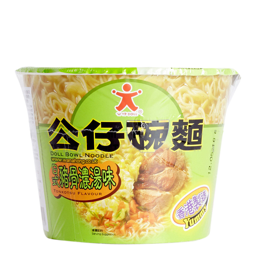 Doll Bowl Noodle Tonkotsu Flavour 122g 公仔碗麵（日式豬骨濃湯味）