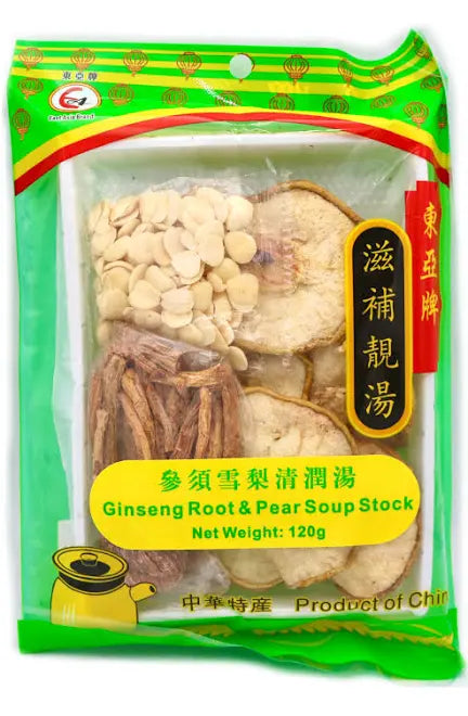 East Asia Brand Ginseng Root & Pear Soup Stock 東亞 參鬚雪梨清潤湯