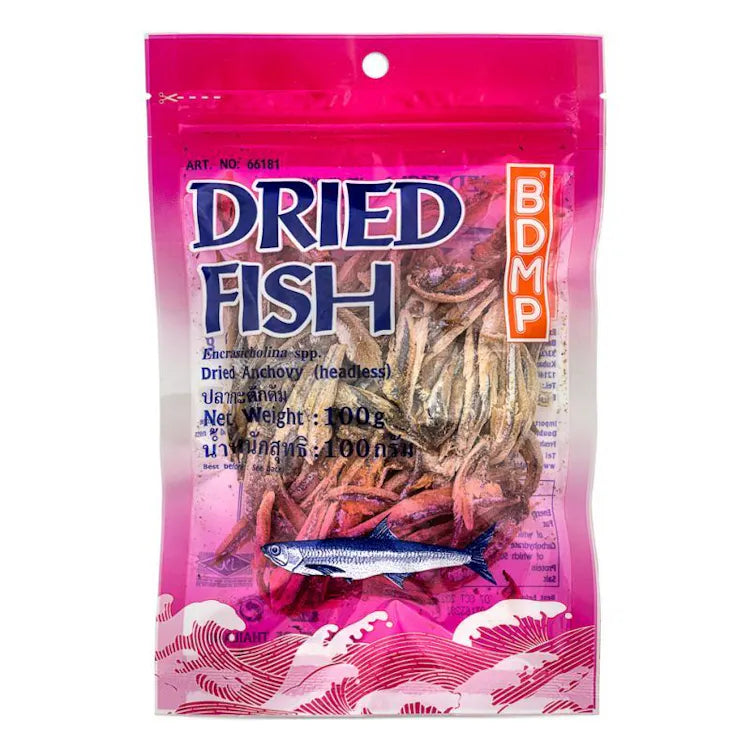 BDMP DRIED ANCHOVY HEADLESS 100g