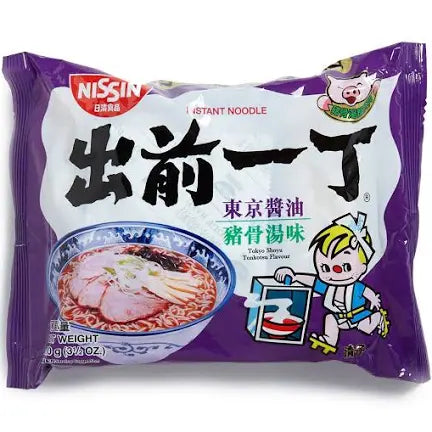 Nissin instant noodles- Shoyu Tonkotsu Flavour 100g出前一丁東京醬油豬骨湯味