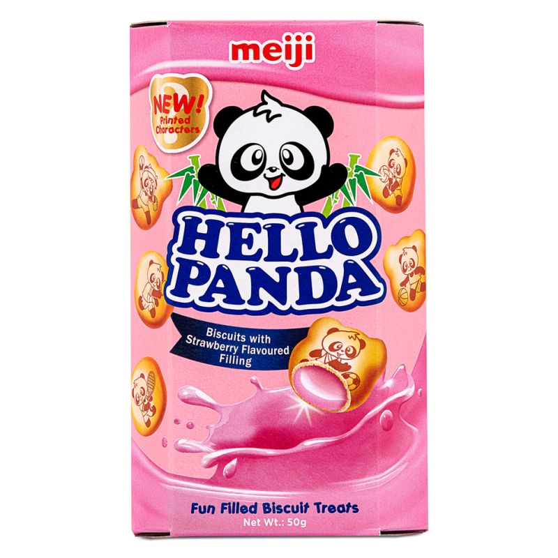 Hello panda Meiji 50g Strawberry 草莓夾心餅