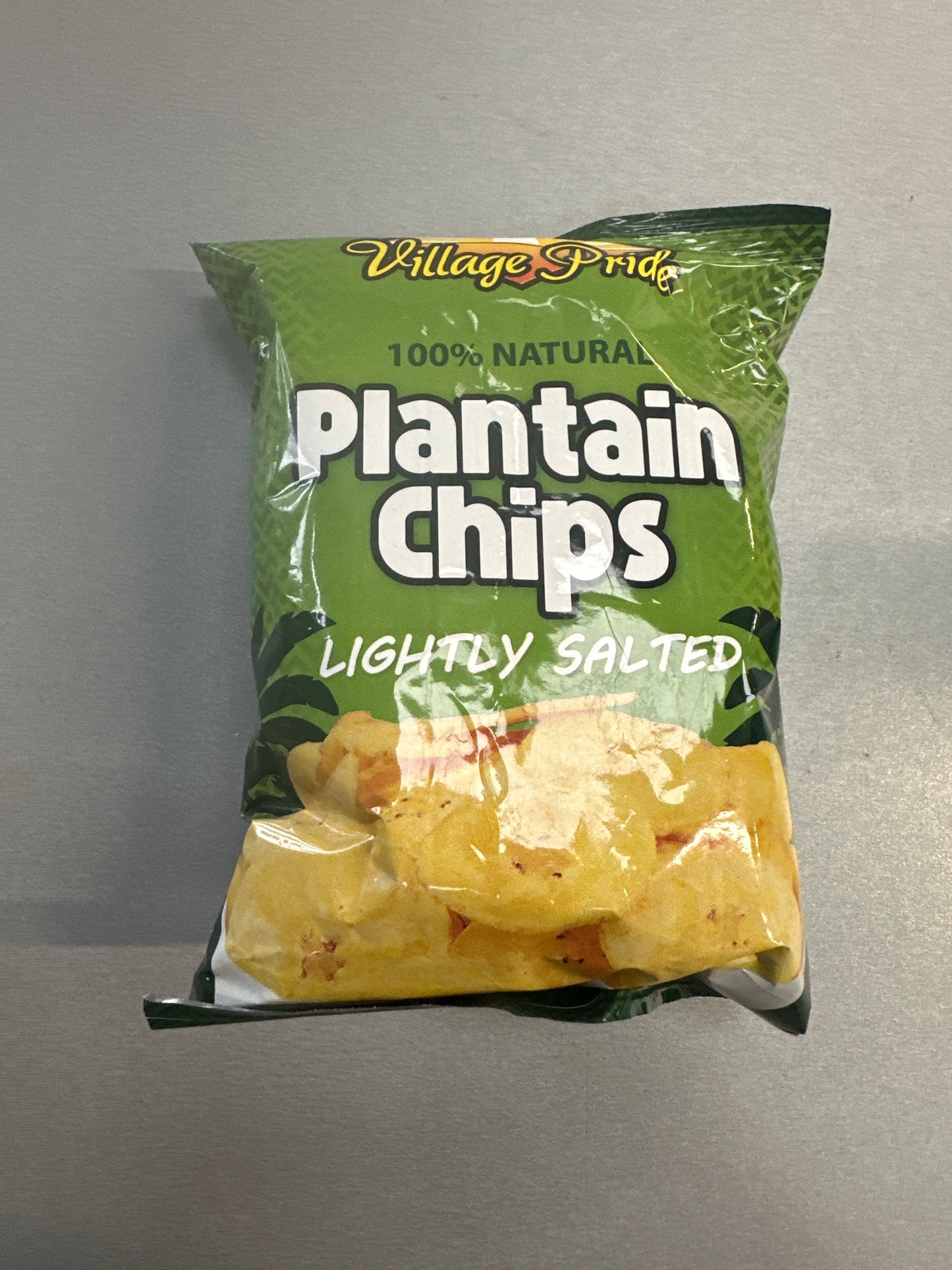 Village pride plantain chips (lightly salted )