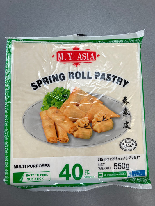 My Asia Spring Roll Pastry 8.5x8.5" 550g 春卷皮