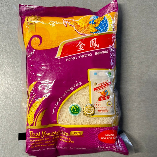 Hong Thong Thai Jasmine Rice 500g 金鳳泰國頂級茉莉香米