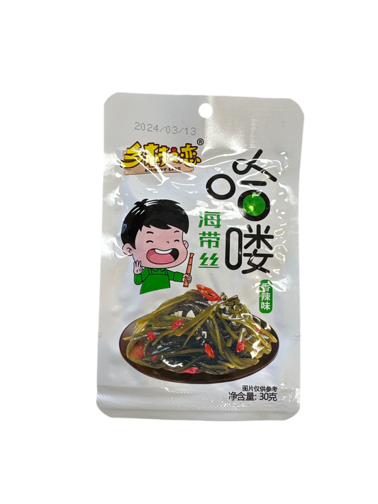 Country Love Kelp With Chilli(single pack)鄉村之戀 香辣海帶絲 （單包）