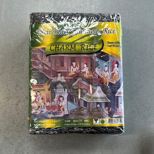 Charm Rice Thai Black Glutinous Rice 1kg 泰國黑糯米