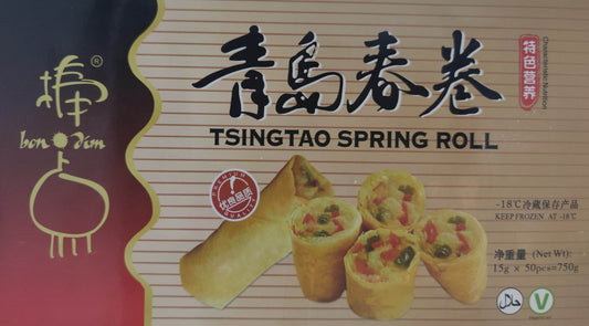 Tsing Tao Spring Roll 750g 50pc / 青島春卷