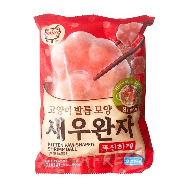 HANSS kitten paw-shaped shrimp ball 200g