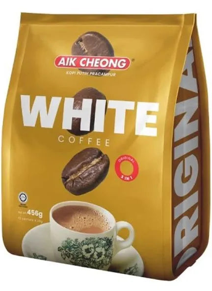 Aik Cheong White Coffee 456g
Original 3 In 1 (12 Sachets) 益昌三合一白咖啡