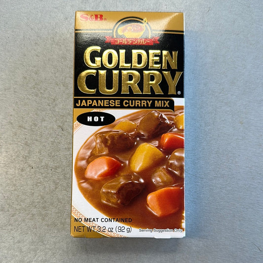 S&B Golden Curry Hot 92g 日本咖喱磚(辣）