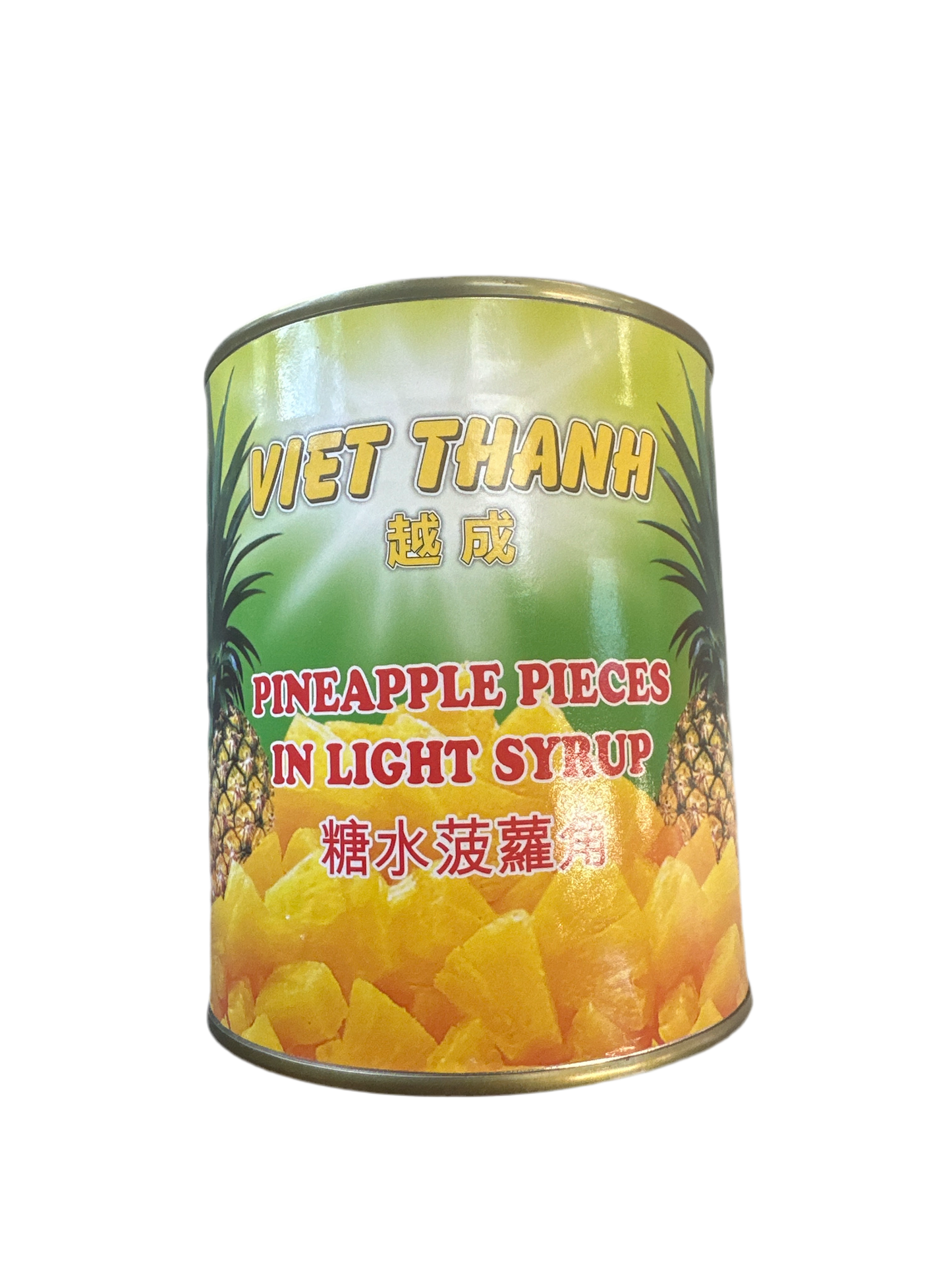 Viet Thanh pineapple pieces in light syrup 越成糖水菠蘿角850g