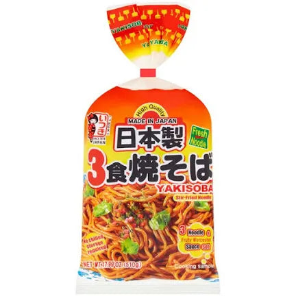 Itsuki Yakisoba Stir Fried Noodles (3pcs) 510g 五木 日式炒麵 510克