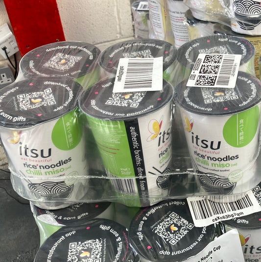 Itsu Chilli Miso Noodle Cup 6 x 63g