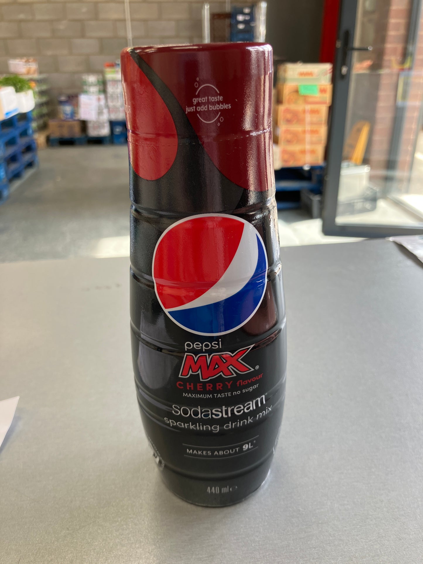 Pepsi max cherry flavor sodastream sparkling drink mix 400ml