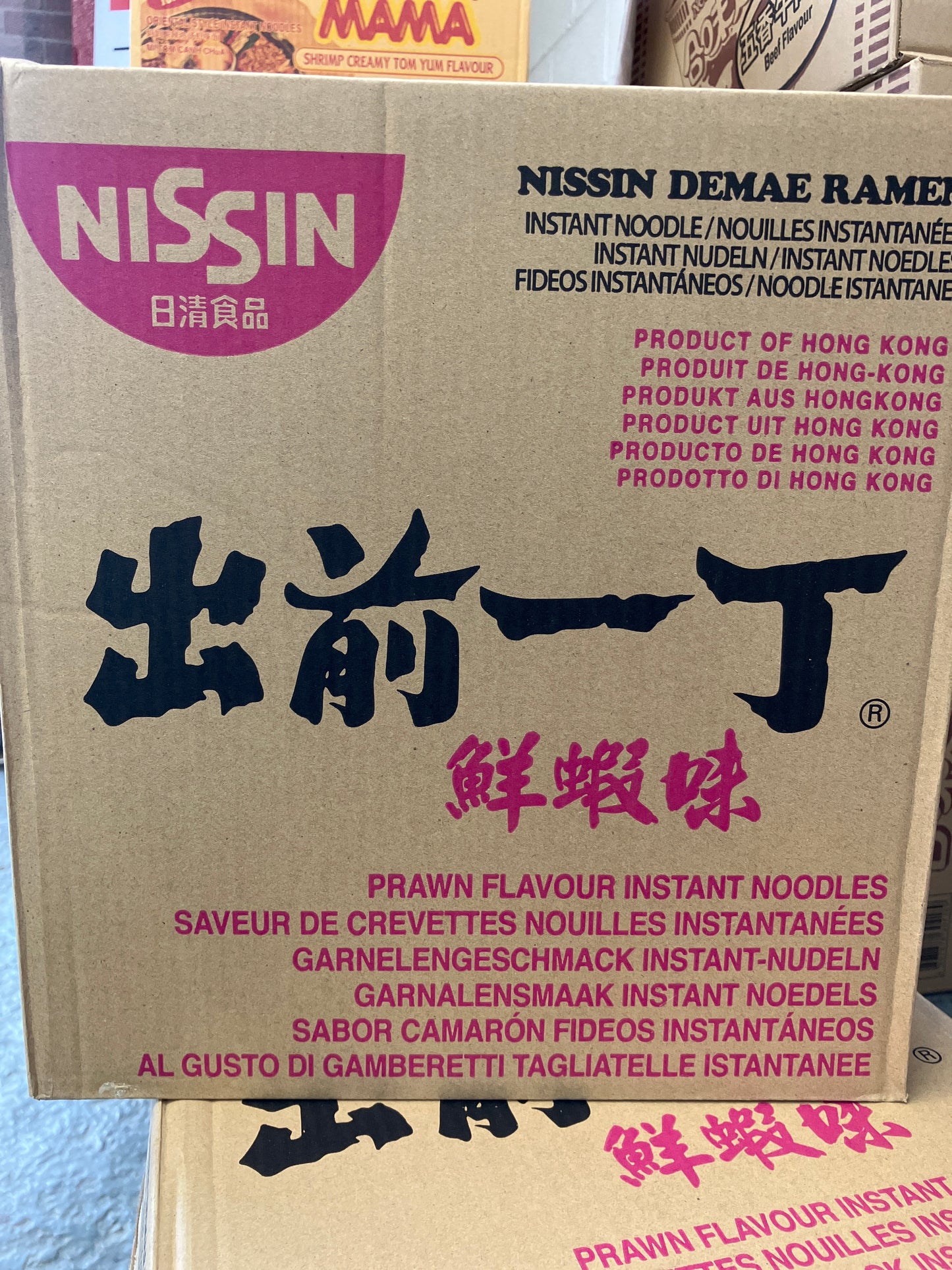 Nissin instant noodles- Prawn Flavour 30包·100g出前一丁鮮蝦味