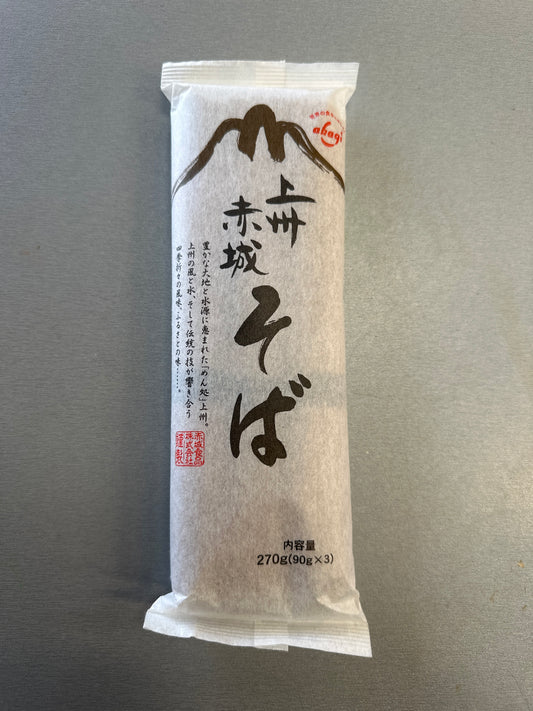 Akagi Dried Soba Noodles, 270g