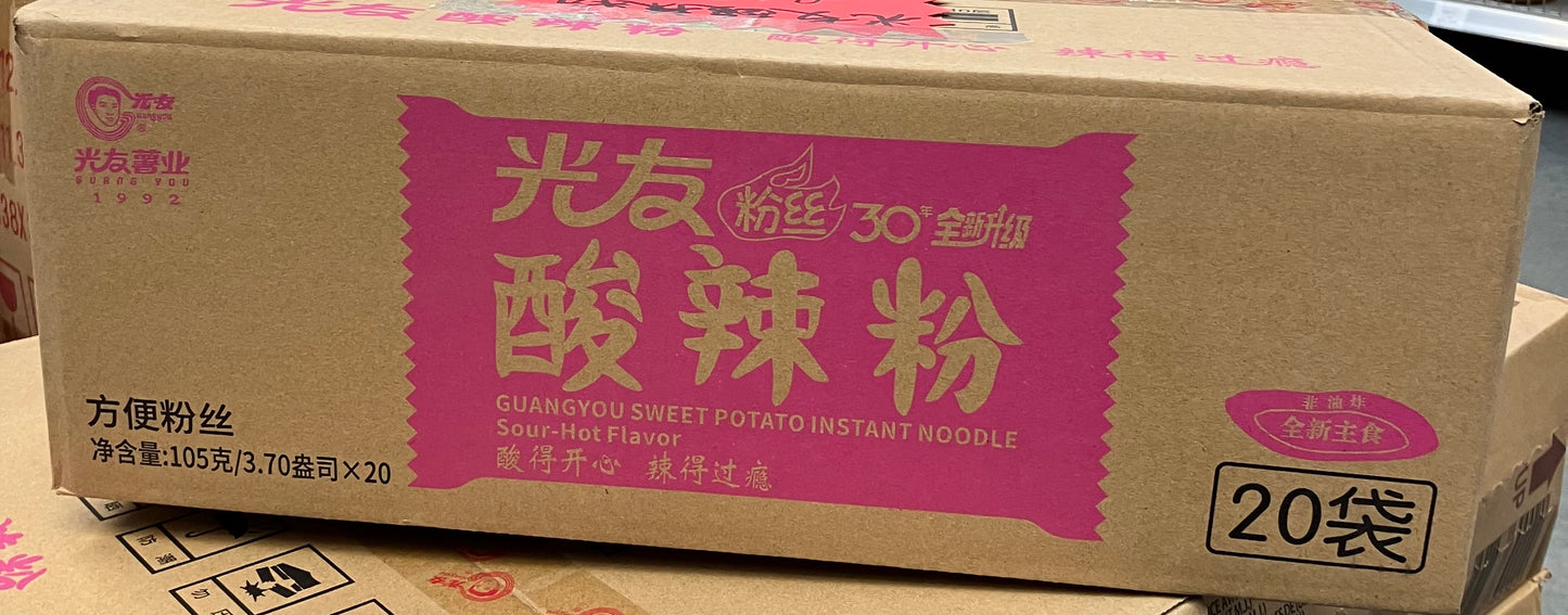 Guangyou sweet potato noodle (Sour Hot ) Case 光友酸辣粉 20包