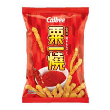 Calbee Grill A Corn Sticks Hot and Spicy Flavour 卡樂B 香辣味粟一燒 80g