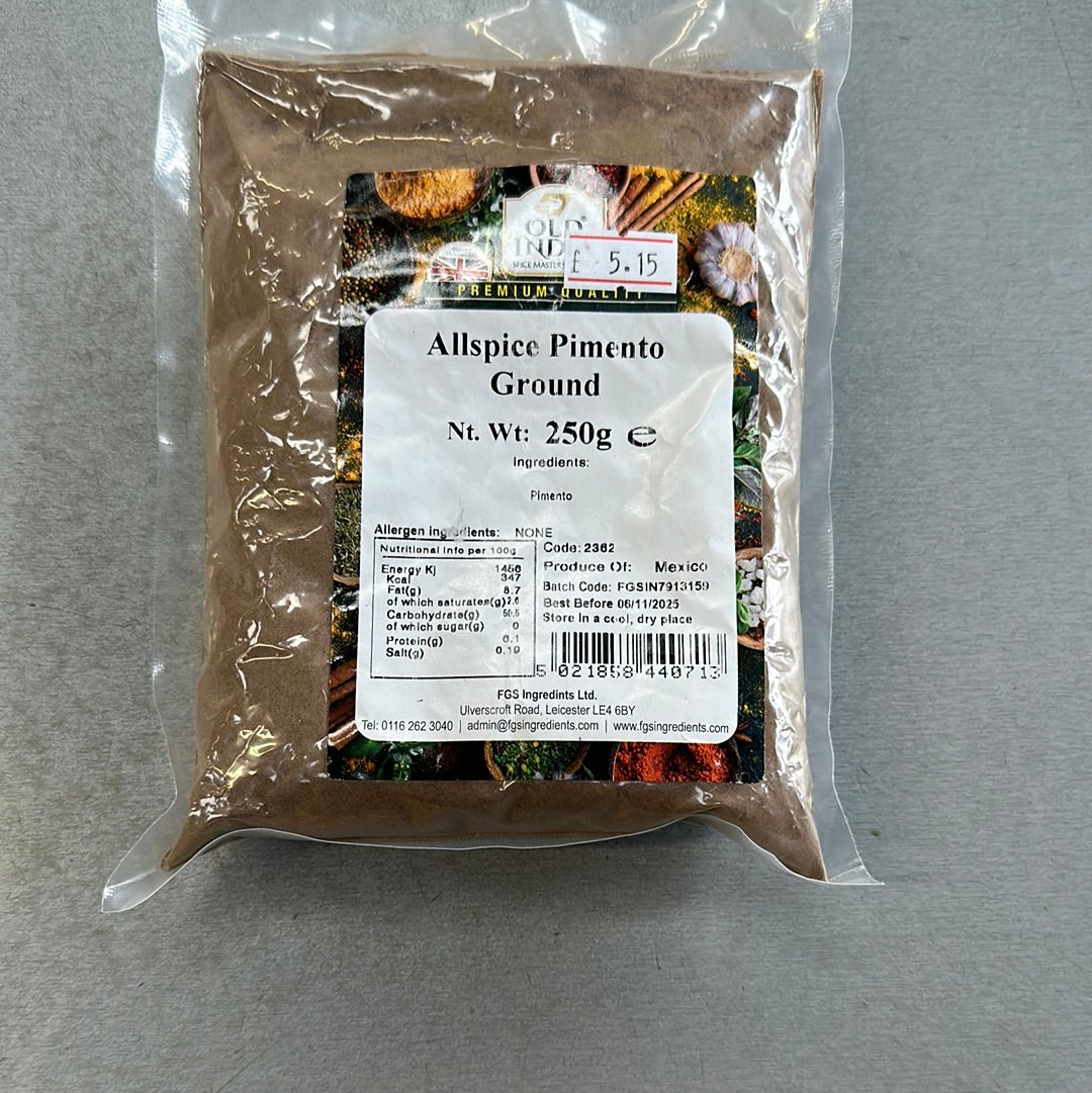 Old India Allspice Pimento Ground 250g