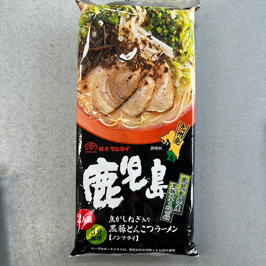 Marutai Kagoshima ramen 2P 鹿兒島黑豚骨拉麵 (二人前) 185g