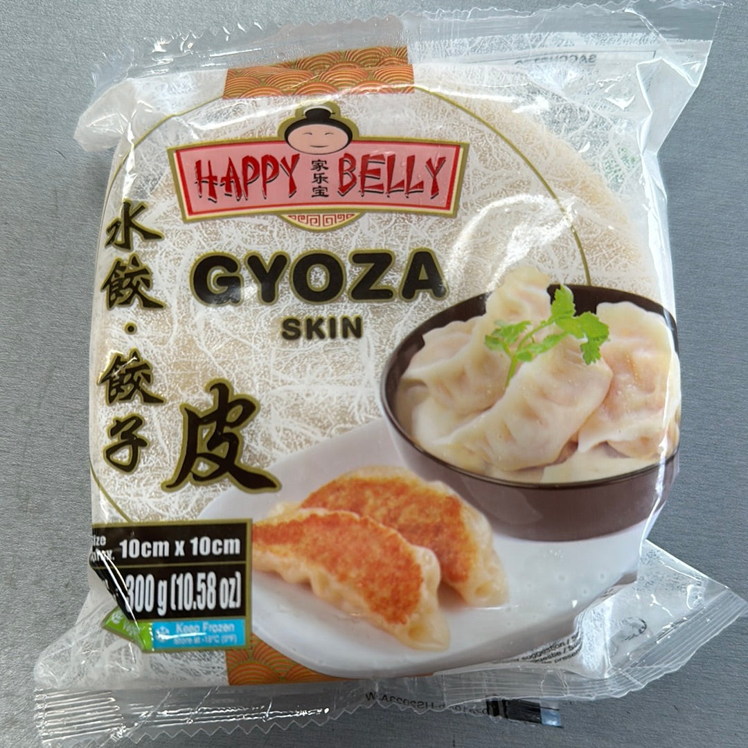 Happy Belly 300g 10x10cm Frozen Gyoza Skin