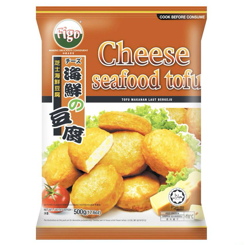 Figo Cheese Seafood Tofu 500g / 飛哥芝士海鮮豆腐