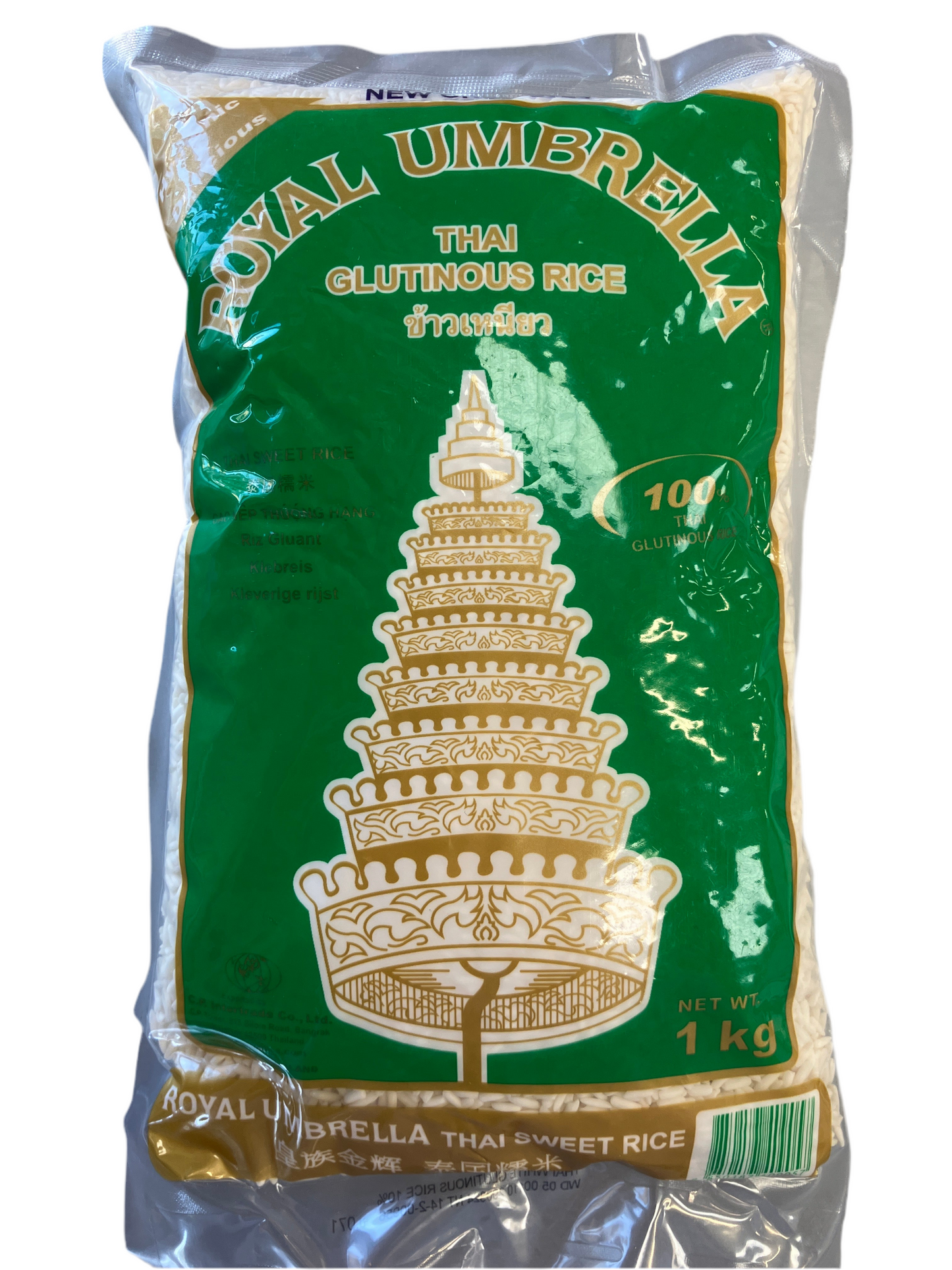 Royal umbrella Thai glutinous rice 1 kg / 皇族金輝 泰國糯米