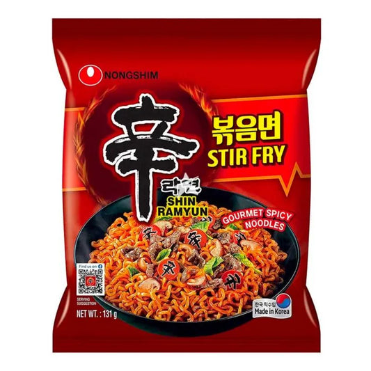 Nongshim shin ramyun stir fry