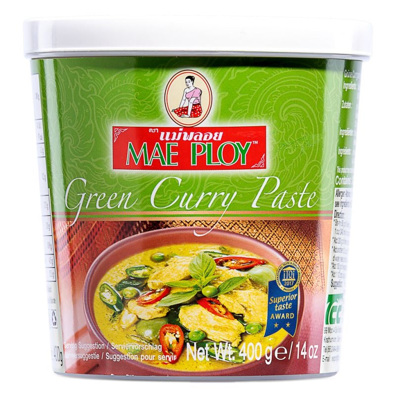 Mae Ploy Green Curry Paste 400g (Single) 泰式青咖哩醬 (單)