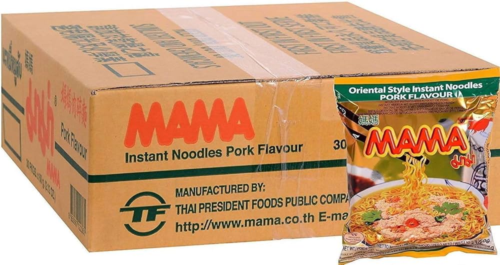 Mama Pork Noodle flavour case