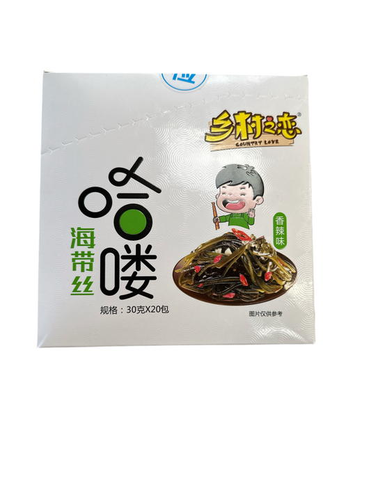 Country Love Kelp With Chilli(pack of 20)鄉村之戀 香辣海帶絲 （盒）