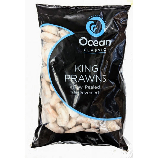 Ocean classic peeled king prawns 800g