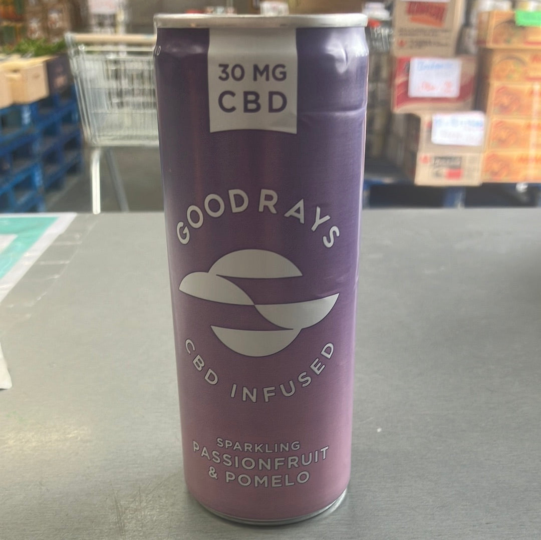 Goodrays CBD drink passionfruit