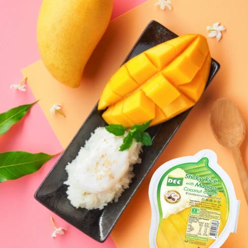 Dee Frozen Sticky Rice with Mango 芒果糯米饭 180g