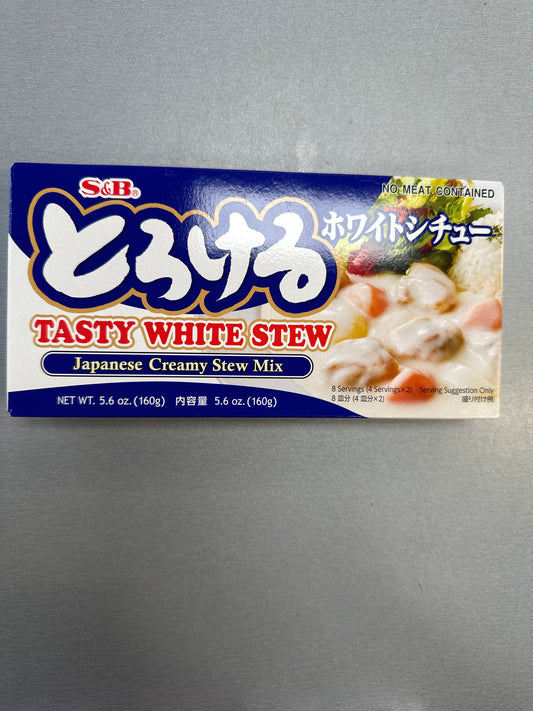 S&B Tasty White Stew Japanese Creamy Stew Mix 日本白汁燴飯醬 160G