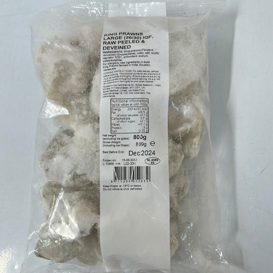 King prawns large 26/30 IQF