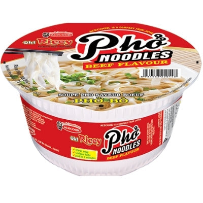 Oh! Ricey Pho Beef Flavour Pho Bo Bowl Noodles 71g 即食越式碗河粉牛肉味