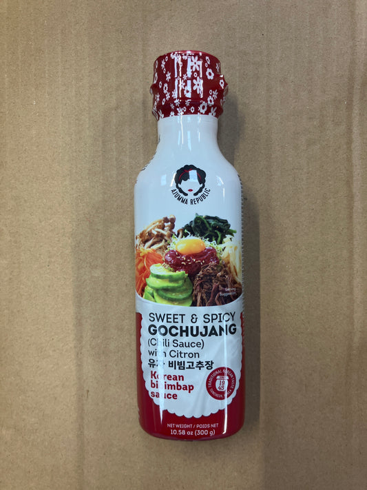 Ajumma Republic Sweet & Spicy Gochujang Sauce 300g 阿豬媽柚子辣椒醬 (韓式石鍋拌飯辣椒醬)