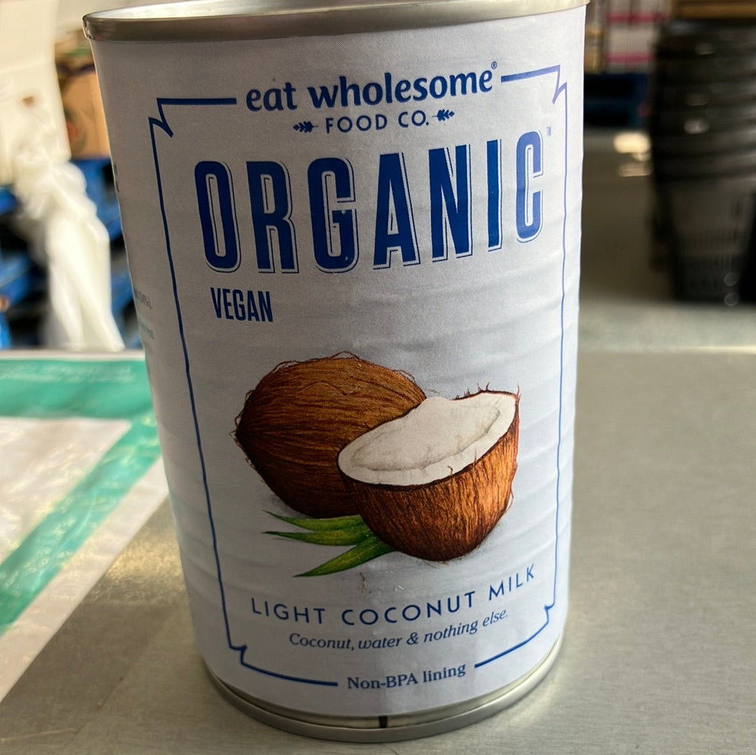 Eat Wholesome Food Co. Organic Light Coconut Milk 400ml / 輕盈椰奶