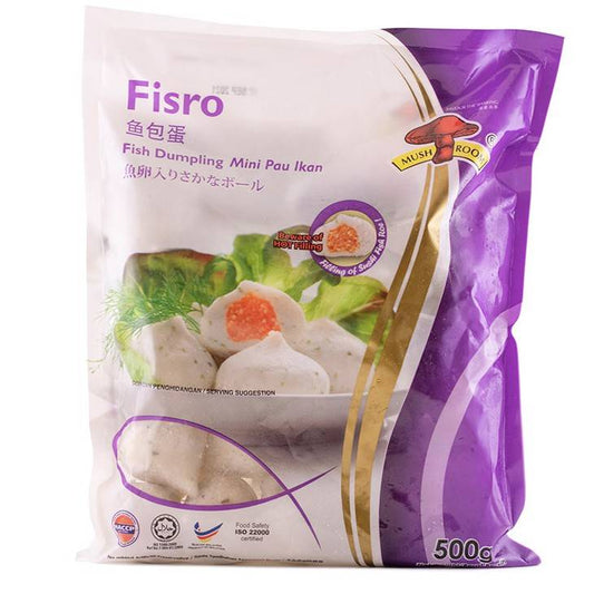 Mushroom Brand Fisro Fish Dumpling 蘑菇牌 魚包蛋 500g