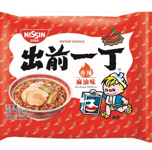 Nissin Demae Iccho Spicy Sesame Oil Flavour (Single)  / 出前一丁 香辣麻油味 100g (單)