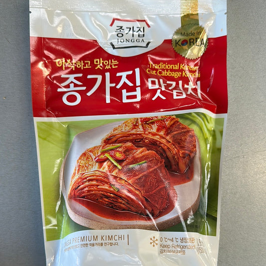 Jongga Kimchi ( Cut Cabbage Kimchi ) 500g 宗家韓國切片泡菜 (reduced price)