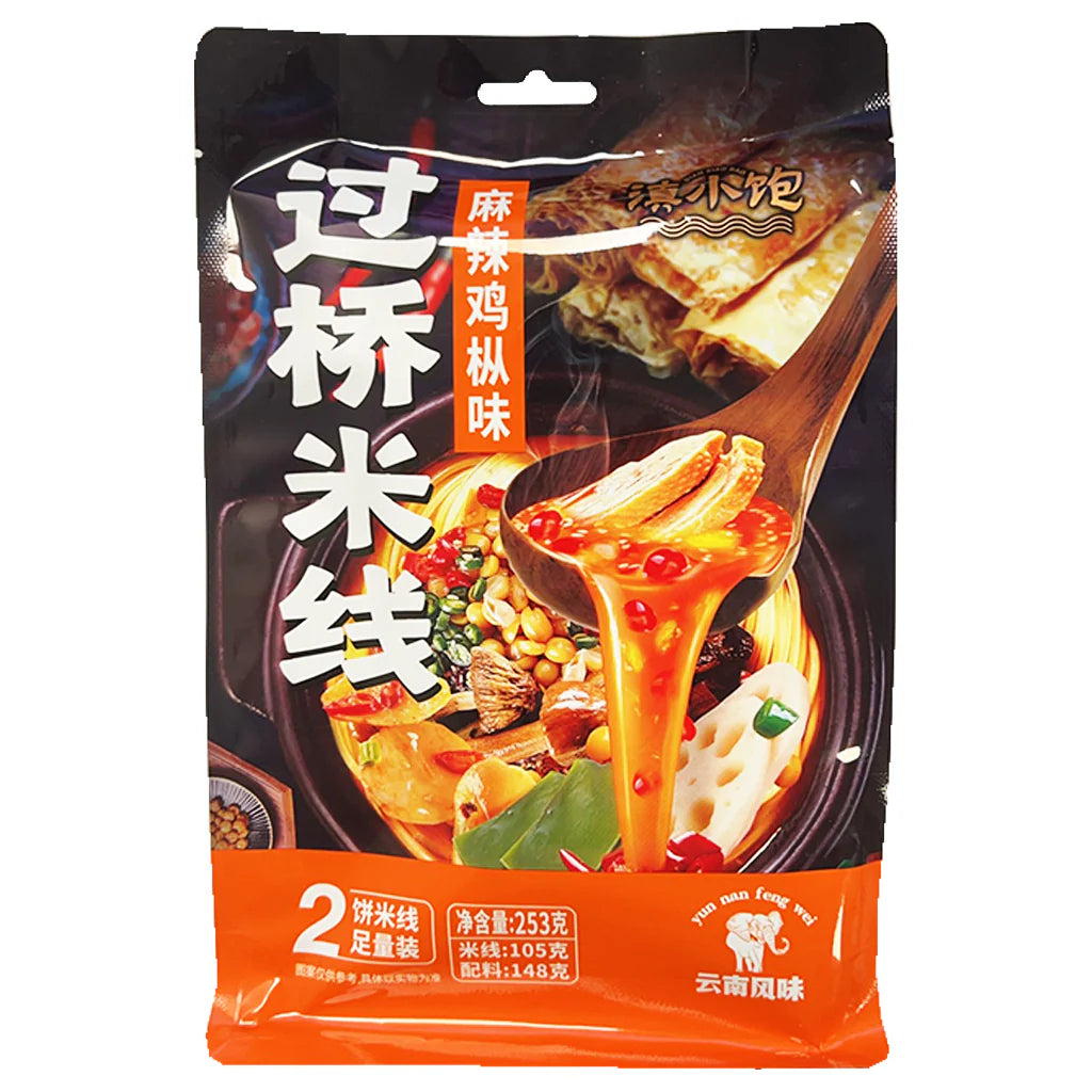 DianXiaoBao Vermicelli Termite Mushroom 253g滇小飽過橋米線-麻辣雞樅味