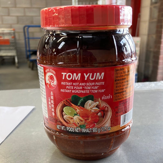 Cock brand Tom Yum Instant Hot and Sour Paste 泰國酸辣蝦醬（冬陰功）900￼g