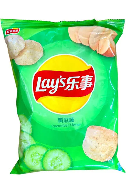 Lay's Potato Chips Cucumber Flavour 70g 樂事薯片（黃瓜味）