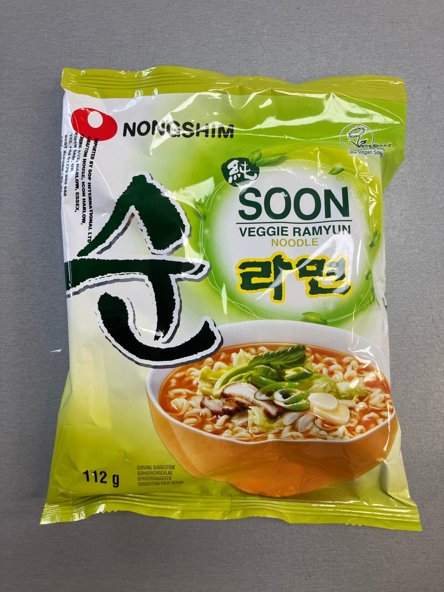 Nongshim veggie Ramyun 112g 韓國素菜拉麵