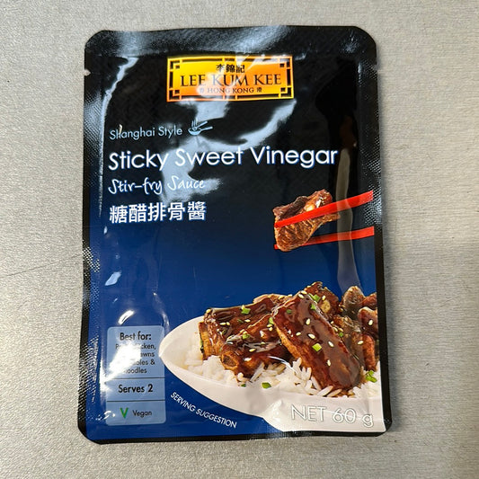 LKK Sticky Sweet Vinegar Stir Fry Sauce (Shanghai Style) 李錦記糖醋排骨醬(reduced price)