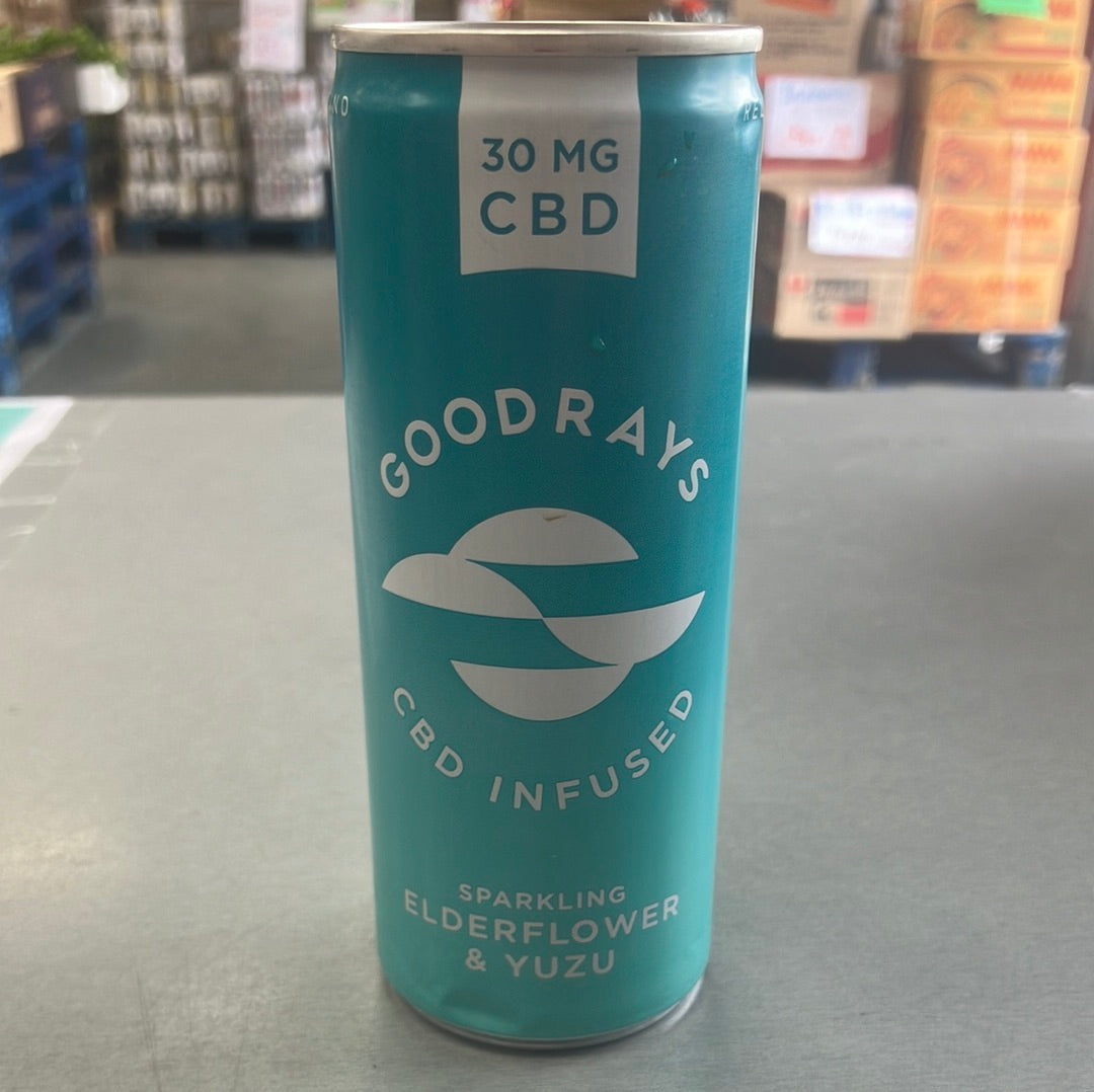 Goodrays CBD drink elderflower