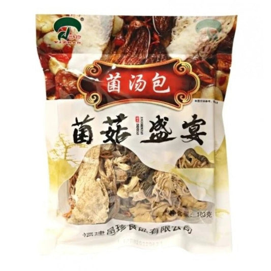 SHENGYAN JUNGU MIX FUNGUS SOUP BASE 103g 菌菇盛宴 菌湯包